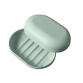 thumbnail image 4 of Travel Soap Dish with Lid Leakproof Ventilated Soap Holder for Bathroom Shower Gym Camping Toiletry Bag White, 4 of 4