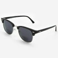 thumbnail image 2 of Bifocal Sunglasses for Men and Women - Reader Sunglasses with Bifocals - Semi Rimless Browline Reading Sun Glasses with Built In Readers - Tivoli by VITENZI in Matte Black 2.00, 2 of 9