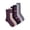 Berry/Purple, variant on Women's Fluffy Dream Crew Socks, 6-Pack, One Size