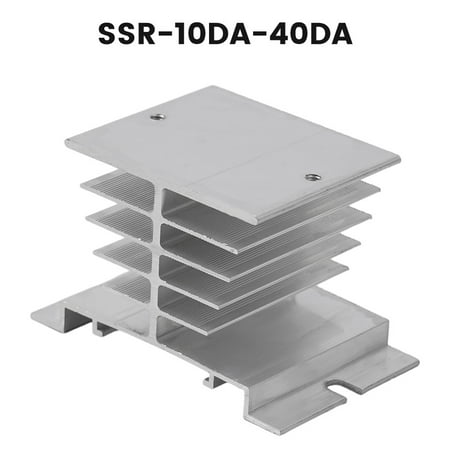 

Single-Phase 10A-120A Aluminum Radiator Ssr-10Da-40Da Solid State Relay Base