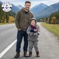 thumbnail image 5 of Yacht & Smith Kids Gloves & Mittens in Bulk, Winter Striped Children Age 3-8, 5 of 6