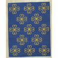 thumbnail image 1 of EORC FAM018BL6X8 6 x 8 ft. Modern Flat Contemporary Weave Rug, Blue, 1 of 4
