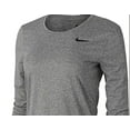 thumbnail image 2 of Nike Women's Legend L/S T SP20 TOP - Carbon Heather/Carbon Heather/Black, 2 of 3