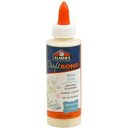 Elmer's Craft Bond Wood Craft Glue, 4-Ounce, White - Walmart.com