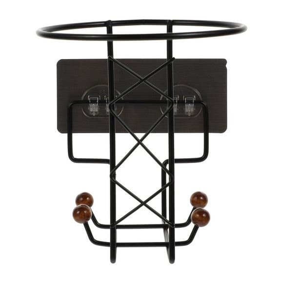 FRCOLOR Helmet Holder 1Pc Multi-functional Wall Mounted Helmet Holder Punch-free Storage Hanging Rack,6.69"X5.12"X2.76"
