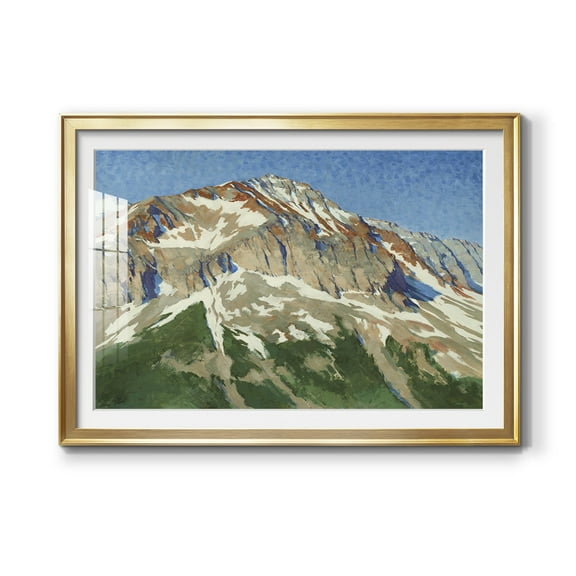 Vermillion Ascent Premium Framed Print - Ready to Hang