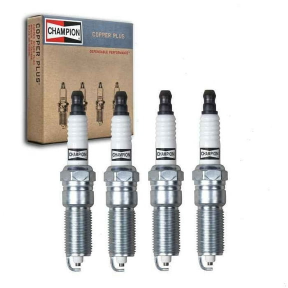 4 pc Champion Copper Plus Spark Plugs compatible with Chevrolet Colorado 2.5L L4 2015-2020