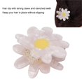 thumbnail image 3 of Flower Hair Claw Clip, Hair Clip Flower, Flower Hair Clips, Jaw Clamps for Women Hair Styling Tool Hair Accessories or Festival Gifts (White daisies), 3 of 5