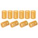 thumbnail image 1 of Troquel Resorte 16mm OD 20mm Largo 20 Piezas Espiral Estampado Ligera Carga Compresión Unique Bargains amarillo, 1 of 5