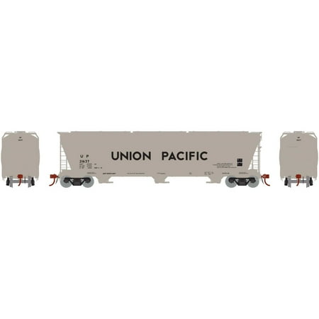 3 Bay Acf Hopper - Athearn HO ACF 4600 3-Bay Centerflow Hopper UP #21637, ATHG15812