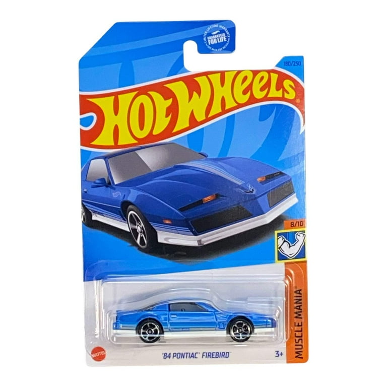 Hot Wheels Muscle Mania 8/10 (2021) Blue '84 Pontiac Firebird Toy