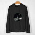 thumbnail image 2 of JEUXUS Graphic Shirts for Women Cactus Desert NASA Vintage Graphic Tees Astronaut Moon Space Short Sleeve Tops Long-sleeved Hoodie, 2 of 4