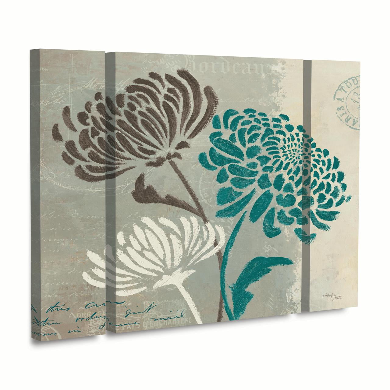 Trademark Fine Art 'Chrysanthemums II' Canvas Art by Wellington Studio