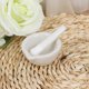 thumbnail image 3 of Porcelain Mortar And Pestle Set White Mixing Crusher Storage Bowl Combination, 3 of 5