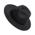 thumbnail image 1 of Guardoinrt Lightweight And Breathable Panama Hats Exquisite Workmanship For All Occasions black 1Set, 1 of 6