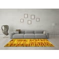 thumbnail image 3 of Ahgly Company Machine Washable Indoor Rectangle Southwestern Yellow Country Area Rugs, 8' x 10', 3 of 4