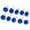 Blue and Silver, variant on 10 Pcs Gold Cheer Pom Pom Keychain Foil Charm Keyring with Hooks for Women Cheerleader Accessories Gifts