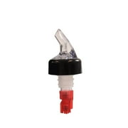 Thunder Group PLPR100C, 1-Ounce Plastic Red Measured Liquor Pourer With Collar by Thunder Group