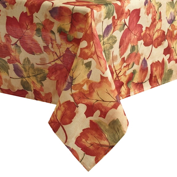 Elrene Home Fashions Harvest Festival Fall Printed Tablecloth, Multi, 60" x 144"