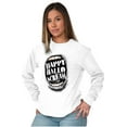 thumbnail image 3 of Happy Halloween Spooky Punny Scream Long Sleeve TShirt Men Women Brisco Brands M, 3 of 6