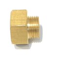 thumbnail image 3 of Faucet Braided Hose Adapter G1/2" Internal Thread to G9/16" External Thread (Copper chrome plated Material) ( G1/2" to G9/16"（10Pack）), 3 of 4