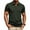 Army Green, variant on FRSASU Men's Business Casual Knit Polo Shirt Short Sleeve Lapel Collar Lightweight Summer office Tops White-A