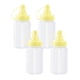 thumbnail image 2 of Botellas pequeñas para apretar, contenedor de almacenamiento de alimentos portátil, botellas para condimentos, 4 Uds. Botella amarilla, 2 of 8