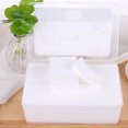 thumbnail image 2 of 1000 Sheets Cotton Squares Portable Makeup Remover Wipes with Storage Case, 2 of 9