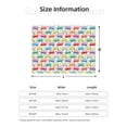 thumbnail image 2 of Throw Blanket for Couch - Colorful Bus Soft Comfy Lightweight Cozy Warm Throw Blanket, Fuzzy Plush Flannel Blanket & Throws for Sofa and Bed All Season, 2 of 8