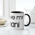 thumbnail image 6 of CafePress - I Love My Nani Mug - 11 oz Ceramic Mug - Novelty Coffee Tea Cup, 6 of 6