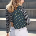 thumbnail image 5 of Disketp Cartoon Ducks print Canvas Backpack Lightweight Travel Daypack Student Rucksack Laptop Backpack-Small, 5 of 5