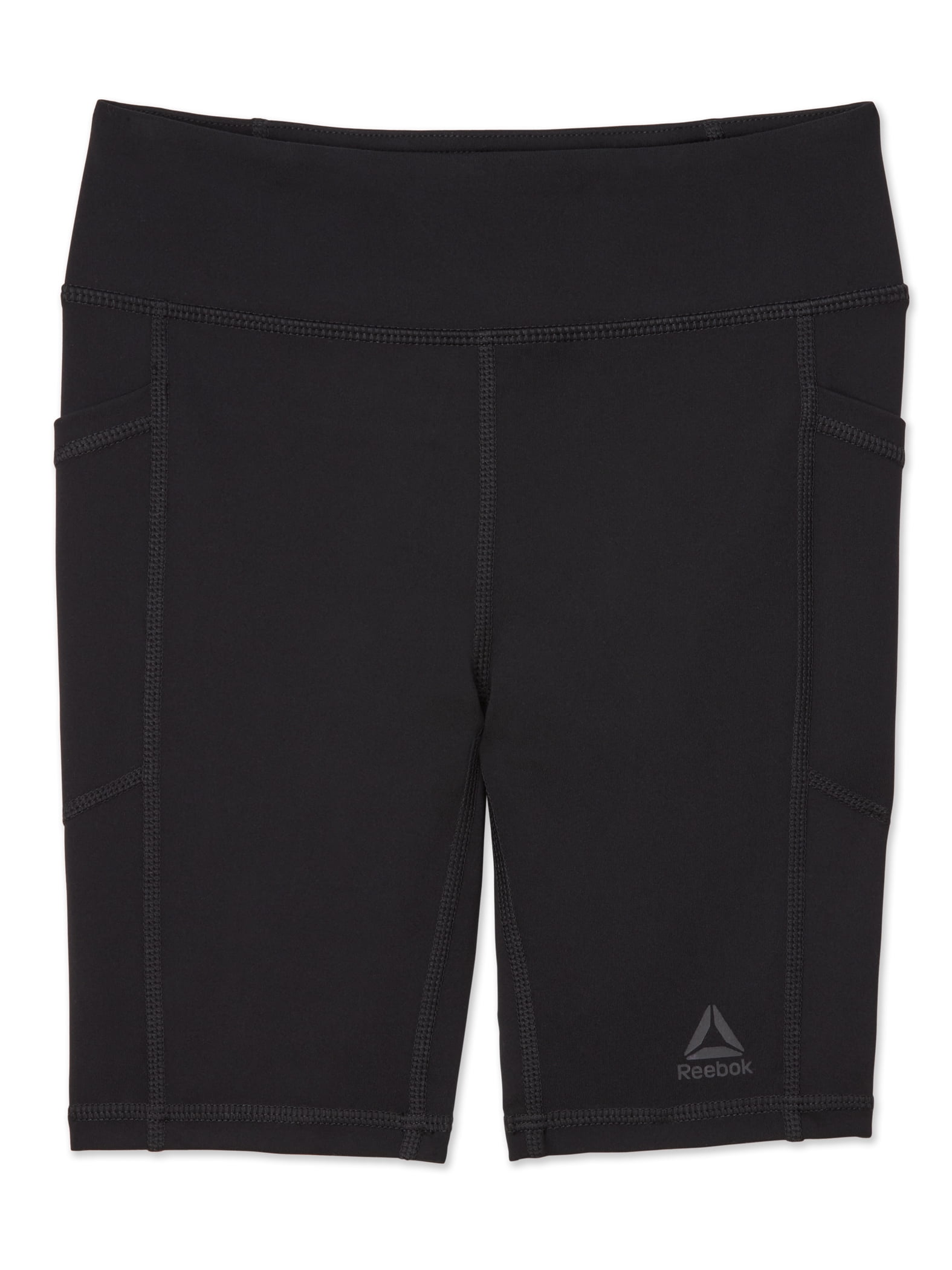 Reebok Girls Relay 7.5" Inseam Compression Bike Shorts, Sizes 4-18