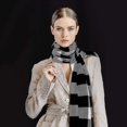 thumbnail image 2 of 2 Pieces Warm Tartan Plaid Checked Women Winter Scarf And Wraps Unisex, 2 of 5