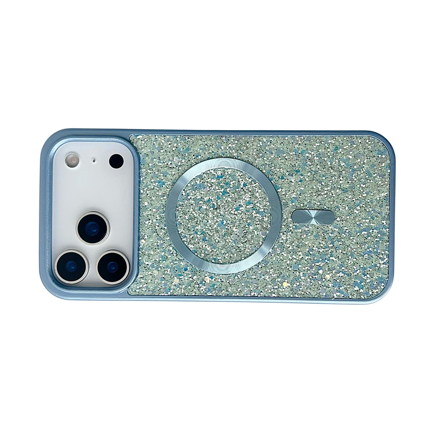 Sparkly Bling Case with MagSafe for iPhone 17 Pro - Blue