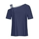 thumbnail image 4 of Camiseta de Manga Corta Sexy de Moda 2024, Camiseta Casual de Manga Corta, 95% Poliéster 5% Blusa de Spandex para Mujeres, Top de Verano de Lavado de Manos, 4 of 7