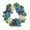 Blue, variant on Blue and White Hydrangea Wreath Door Hanging with Dry Branches, Artificial Floral Wreath for Front Door Home Wall Window Farmhouse Wedding Party Spring Summer All Seasons Decoration