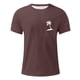 thumbnail image 3 of Camisas de Manga Larga para Hombres Imprimir Casual Cuello Redondo Blusa de Manga Corta, Camisas de Lino para Hombres, 3 of 4