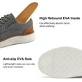 thumbnail image 4 of MeMoride Men's Casual Dress Sneakers Lace-Up Oxfords Business Mesh Breathable Walking Shoes for Work Business Office, 4 of 5