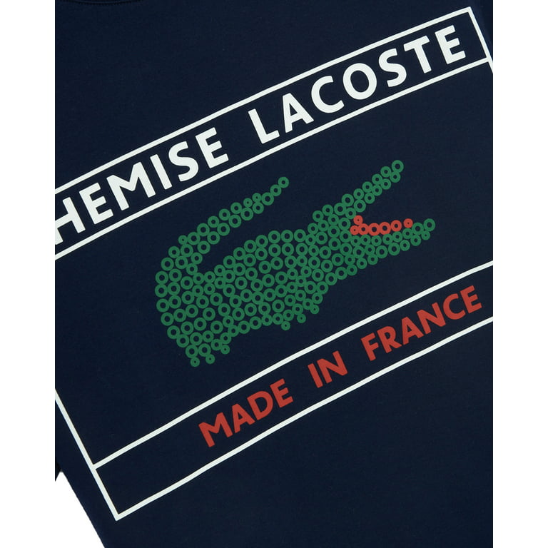 France Lacoste 3/S Made - T-Shirt Men\'s Navy In