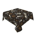 thumbnail image 2 of Wukai Pirate Skulls Waterproof Tablecloth for Kitchen Dining, Fits Square Tables for 2-4 Seats -54"x54", 2 of 7