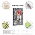thumbnail image 2 of American Football Bo Nix Posters Sports Star98 Canvas Poster, 2 of 8