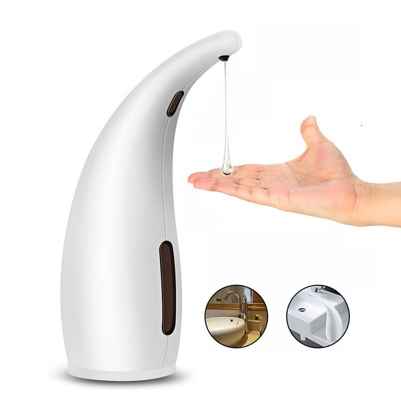 New 300ML Automatic Soap Dispenser Touchless Handsfree IR Sensor Wash Bathroom