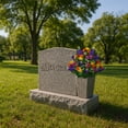 thumbnail image 5 of Sympathy Silks Artificial Cemetery Flowers 24" Purple Violet Yellow Wildflowers Bouquet, 5 of 5