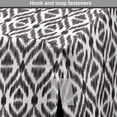 thumbnail image 4 of Tribal Dog Crate Cover, Abstract Sketchy Like Rectangulars Composed with Stripes and Circles Design, Easy to Use Pet Kennel Cover for Medium Large Dogs, 35" x 23" x 27", Black and White, by Ambesonne, 4 of 6