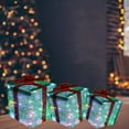 Miyuadkai Party Decorations Lighted Gift Boxes Indoor Outdoor Christmas