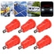 thumbnail image 1 of Conectores De Bloque De Terminales, Conector De Terminal De 4 Mm De Anillo M4 De Conector Banana Hembra De Cobre Niquelado Para Batería, 1 of 7