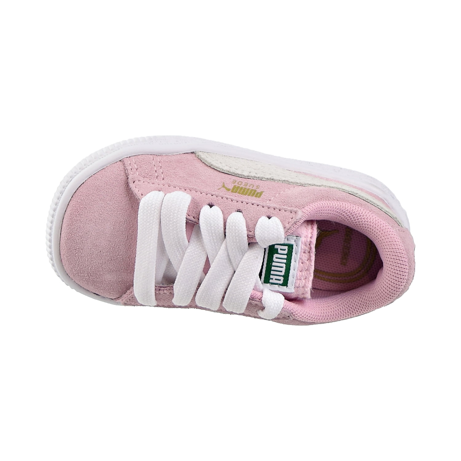 Suede INF Toddlers Shoes Pink Lady/Puma White 353636-52 - Walmart.com