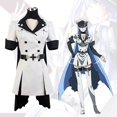 thumbnail image 1 of Cosplay Anime Akame ga KILL Esdeath Chamarra De Manga Larga Bufanda Cinturón Sombrero Conjunto De Disfraces De Halloween, 1 of 3