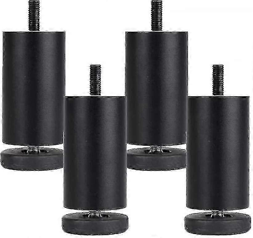 4 Pieces Adjustable Furniture Legs Aluminum Alloy Furniture Legs, Round ...