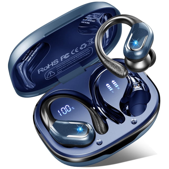 Auriculares inalámbricos Rulefiss 2026 Bluetooth 5.4 75 horas estéreo IP7